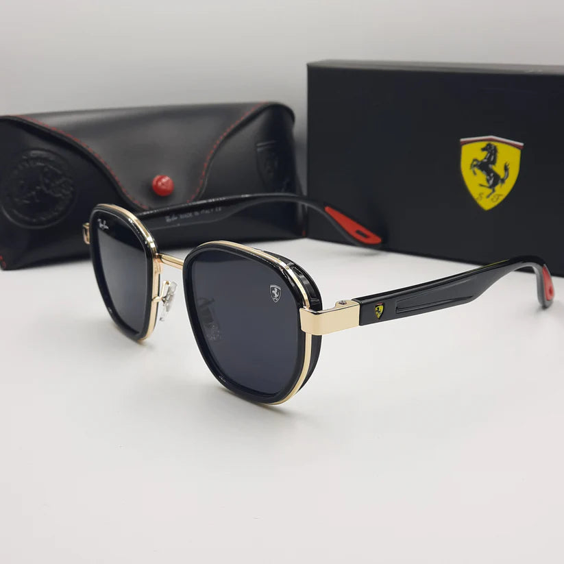 Ray-ban Ferrari doré