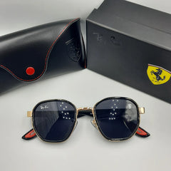 Ray-ban Ferrari doré